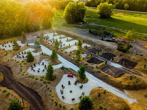 The Snyder Family Farm near Bright have embraced public health initiatives to continue to offer their popular services in a smaller more unique experience with intimate sunset campfires for urban residents who may not have a backyard campsite.

Handout