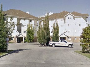 The Riverside Estates condo complex, located on 9930 100 Avenue in Fort Saskatchewan, will cost residents an estimated $4 million in repairs. The building was deemed structurally unsound and residents were forced to evacuated in August of 2019. Photo Supplied.