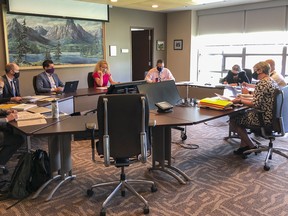 The Kingston Police Services Board met in Kingston on Thursday (Julia McKay/The Whig-Standard)