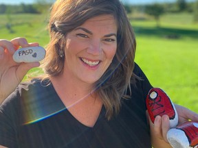 Victoria Gillan, Fetal Alcohol Syndrome Disorder worker at Family and Children’s Services of Renfrew County, says educating families and our communities about FASD is critical. One way of doing that is by creating curiosity through the Red Shoe Rocks initiative. Submitted photo