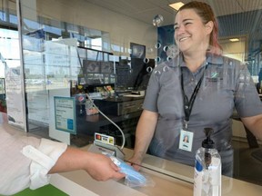 As of August 4, wearing mask or face coverings has been mandated at all county-owned facilities, including transit. Mask compliance on Strathcona County buses has 98 per cent, however, inside the Bethel Transit Terminal, that compliance sits at 90 per cent. Lindsay Morey/News Staff