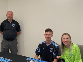 Brother and sister combo Keegan and Kylie Bolton have both opted to attend the same school this fall, making college commitments to join the Lethbridge College Kodiaks soccer squads.
 Photo Supplied