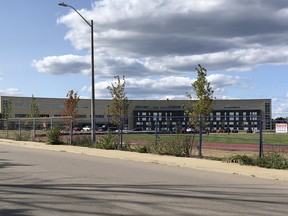 The Limestone District School Board's newest school, Kingston Secondary School, on Kirkpatrick Street on Friday. (Julia McKay/The Whig-Standard)