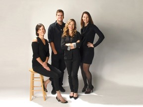 Erin Grandmaison RGD, Stacey Hill, Kathleen Scott RGD, Dustin Pringle (Creative Strategy team). Submitted