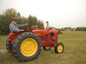 Owen Stanford provided tractor rides free of charge at the Fairview Pioneer Museum as part of the Heart of the Peace Harvest Festival events. The museum is not usually open on Saturdays but was on Sept. 19.