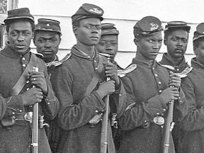 Members of the 4th USCT. Handout