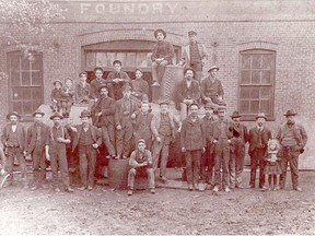 The Park foundry fronted on the east side of William Street, between Witherspoon and Charteris streets. During the 1890s the firm employed 35 people. John Rhodes photo
