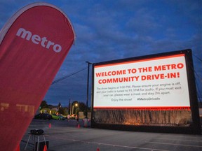 Sarnia Metro will be holding a pair of free drive-in movie nights at its 1375 London Rd. parking lot on Sept. 25 and 26. Handout/Sarnia This Week