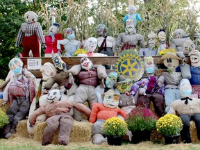 A display of scarecrows in Petrolia on Sept. 16. Terry Bridge/Postmedia Network