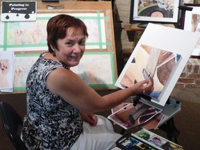 Local artist Bev Morgan will be hosting four guest artists with a variety of art mediums.