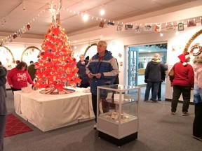 This year's seasonal display at the Annandale National Historic Site Pratt Gallery will highlight Christmas ornaments. (Chris Abbott/Norfolk Tillsonburg News/File Photo)