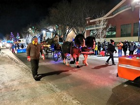 This season the High River Santa Parade has been canceled, but organizer Ted Dawson along with the Parade Committee are hard at work to make sure that Christmas spirit is strong in High River. Pictured here was last year’s Santa Parade in downtown High River on Dec. 6.