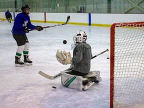 Following directives from Alberta Health Services and Strathcona County, training camps have started for Sherwood Park Minor Hockey Association and the Strathcona Minor Hockey Association. Photo Supplied