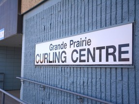 The Grande Prairie Curling Centre within the downtown core of Grande Prairie, Alta. on Saturday, Aug. 29, 2020.