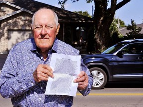 Ken Demone of Port Dover has filed a petition with 160 signatures with Norfolk's Police Services Board. Demone and many of his neighbours are concerned about reckless driving on Main Street north of the town's business district. Monte Sonnenberg/Postmedia Network