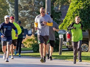 Participants of the Wallaceburg Terry Fox Run on Sept. 20. Butch Dompierre photo