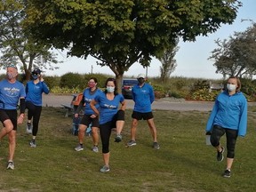 About 15 members of the West Shore Running group met up at Station Beach on Sunday, September 20 to run or Terry Fox. The group took off on runs ranging from 5-20kms in smaller groups. Hannah MacLeod/Kincardine News