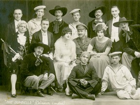 The Dumbell Comedy-Musical Troupe at the London, Colisseum (1918). Canadian War Museum.