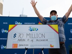 Adrian Olmstead is the winner of the $70M Lotto Max prize. (Supplied photo)