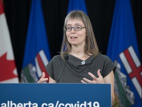 Alberta’s chief medical officer of health Dr. Deena Hinshaw provided, from Edmonton on Thursday, September 10, 2020, an update on COVID-19 and the ongoing work to protect public health. Chris Schwarz/Government of Alberta
