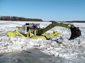 A Amphibex machine being used in Manitoba. Paul Turenne/Postmedia Network