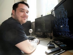 Fanshawe College graduate Nolan Martin of Chatham, Ont., helped to animate the official lyric video for smash hit song WAP. Photo taken in Chatham, Ont., on Tuesday, Sept. 22, 2020. (Mark Malone/Chatham Daily News)