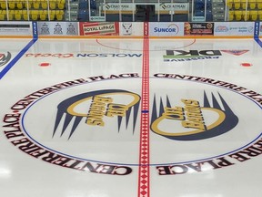 Centre ice at Centerfire Place. Supplied Image/Fort McMurray Oil Barons