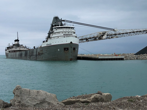 Frist Vessel at Port Expansion Unloading