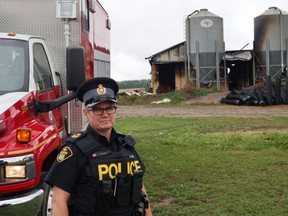 A Sept. 12 barn fire north of County Road 9 in Hamilton Township, Northumberland County is the subject of a pair of investigations, says Northumberland OPP Acting Staff Sgt Kelly Mason. It has been identified as an illegal grow operation of cannabis