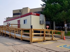 COVID-19 Assessment Centre at Grey Bruce Health Services' Owen Sound hospital on Wednesday, Sept. 16, 2020. (Scott Dunn/The Sun Times/Postmedia Network)