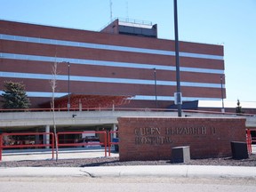 The Queen Elizabeth II (QEII) Hospital in Grande Prairie, Alta. Saturday, April 18, 2020.