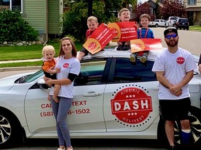 Airdrie Dash Delivery, a family-operated business, has been thriving during the pandemic. Submitted