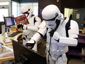 Cosplayers from Calgary's Badlands Garrison: 501 Legion have been a regular feature at APL's Stars Wars Reads Day. This year will be a little different.