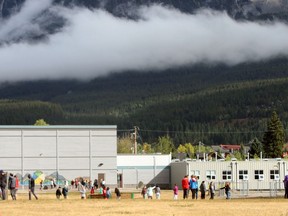 Parents in the Canadian Rockies School District received a letter from Superintendent Chris MacPhee on September 9, in which he voices concerns over declining domestic and foreign enrollment, soaring costs to manage the COVID-19 pandemic. This letter follows a single case of COVID-19 was diagnosed in a student attending Lawrence Grassi Middle School in Canmore over the weekend. Photo Marie Conboy.