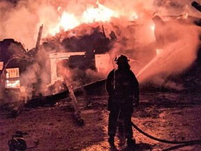 Quinte West Fire Chief John Whelan said a major barn fire Thursday killed 50 dairy cows and caused $1 million in losses. The cause of the fire is under investigation and the Ontario Fire Marshall has been called in to the scene. SUBMITTED