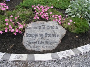 Thirty-eight stones have been laid at the Ancestral Circle of SteppingÊStones at the Old Sidney Town Hall Park toÊhonourÊthe forefathers of Wallbridge and Sidney in Wallbridge. While a dedication ceremony had been planned for this month that ceremony will now take place next year due to COVID-19 restrictions.
SUBMITTED