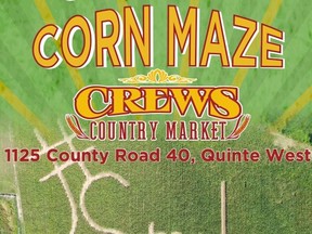 Quinte West Adopt A Child has launched a corn maze fundraiser to help raise cash for this year's annual program.
SUBMITTED