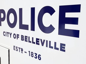 Belleville police vehicle.