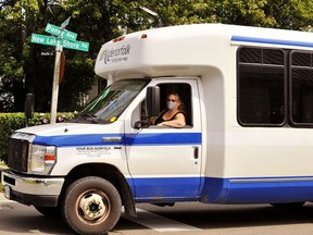 The three shuttle buses operated by Ride Norfolk are being integrated into a larger regional service involving nearly 20 municipalities. Here, Ride Norfolk driver Deb Winter completes a route in Port Dover. Monte Sonnenberg