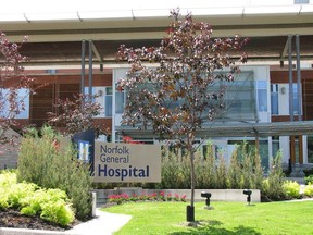Norfolk General Hospital will open a COVID assessment centre on Oct. 2.