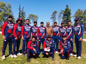 Brantford defeated Hamilton's Crescent Cricket Club by 59 runs last weekend at Waterworks Park to claim the Hamilton and District Cricket League Elite Division championship.
