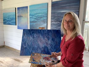 Sherry Lloyd was one of 21 artists to participate in Norfolk Studio Tour 2020 on the weekend.