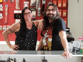 Co-owners Carrie Suriano and Jacob Rendell have moved steadily developed Case's Music since moving to Queen Street.
