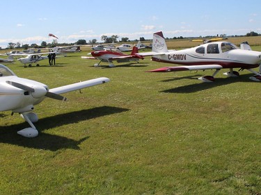 Several members of Trillium Aviators Ontario took part in a fly-in at the Chatham-Kent Municipal Airport, hosted by the Canadian Owners and Pilots Association - Chatham-Kent chapter on Saturday September 19, 2020. Ellwood Shreve/Chatham Daily News/Postmedia Network