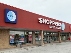 The Shoppers Drug Mart at 416 St. Clair St. in Chatham began offering COVID-19 swab tests on Tuesday by appointment only.