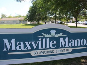 The sign at the entrance to the facility in the small North Glengarry community. Photo on Saturday, Aug. 1, in Maxville, Ont. Todd Hambleton/Cornwall Standard-Freeholder/Postmedia Network