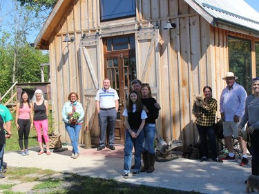 A Farm Hop gathering at the cafe area at Springfield Farm near Apple Hill on Saturday included afternoon visits from MP Eric Duncan, Cornwall Mayor Bernadette Clement and South Glengarry Councillor Stephanie Jaworski. Photo on Saturday, September 12, 2020, in Apple Hill, Ont. Todd Hambleton/Cornwall Standard-Freeholder/Postmedia Network