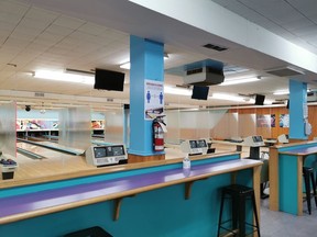 Nativity Bowling in Cornwall has reopened, with some changes - including plexiglass between lanes - at the facility on McConnell Avenue.Handout/Cornwall Standard-Freeholder/Postmedia Network

Handout Not For Resale