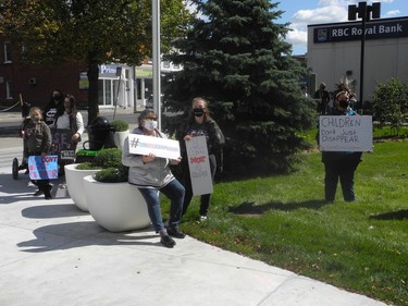 A Save Our Children march was held downtown Pitt Street on Saturday, Sept. 19 in Cornwall, Ont. Joshua Santos/Cornwall Standard-Freeholder/Postmedia Network