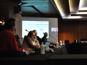 Coun. Dean Hollingsworth, a member of the city's Planning Advisory and Hearing Committee (PAC) asks a question to Nadia De Santi, senior project manager for WSP, the city's consultant working on the comprehensive zoning bylaw review. Photo taken on Tuesday September 22, 2020 in Cornwall, Ont. Francis Racine/Cornwall Standard-Freeholder/Postmedia Network